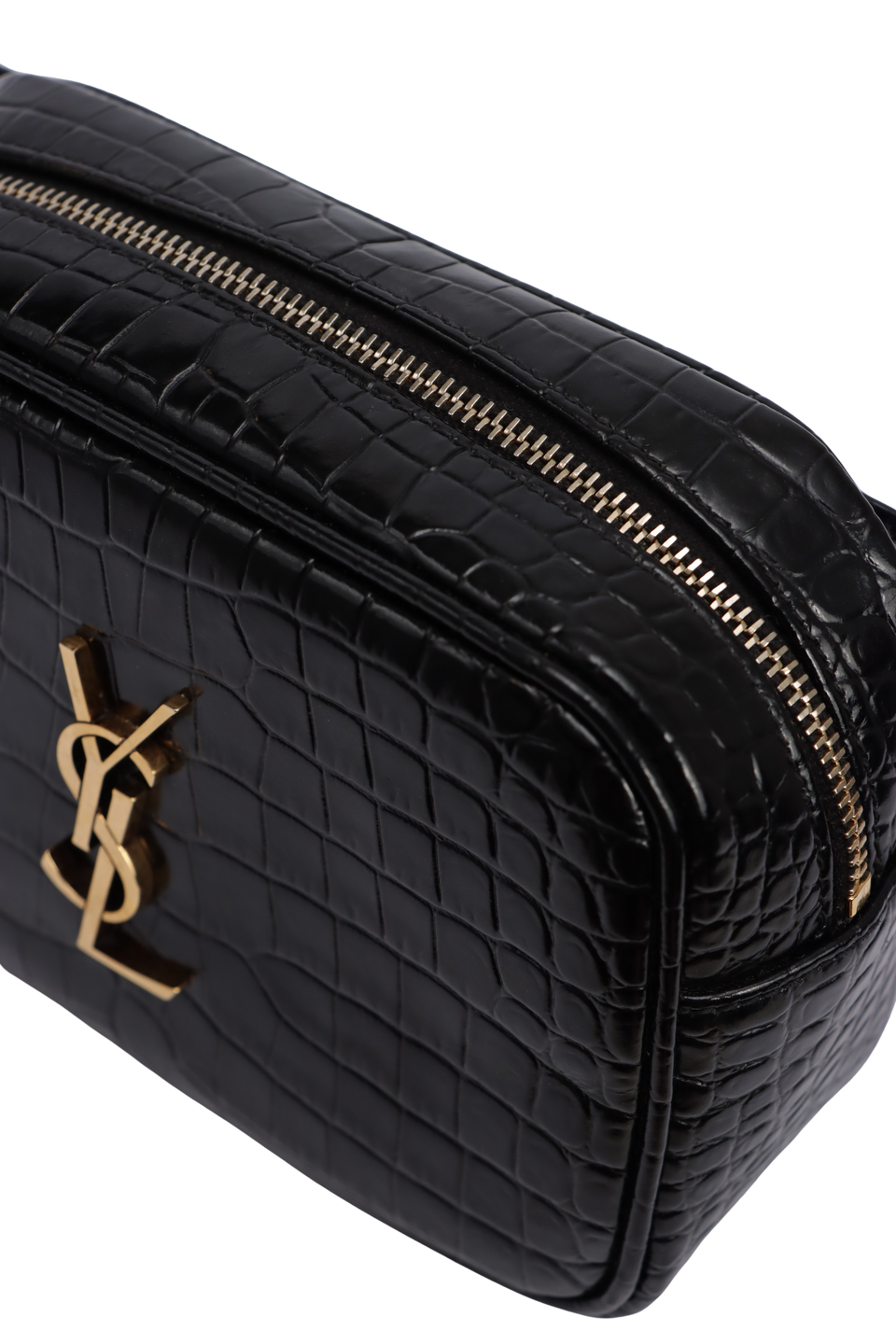 CROCODILE EMBOSSED LOU CAMERA BAG