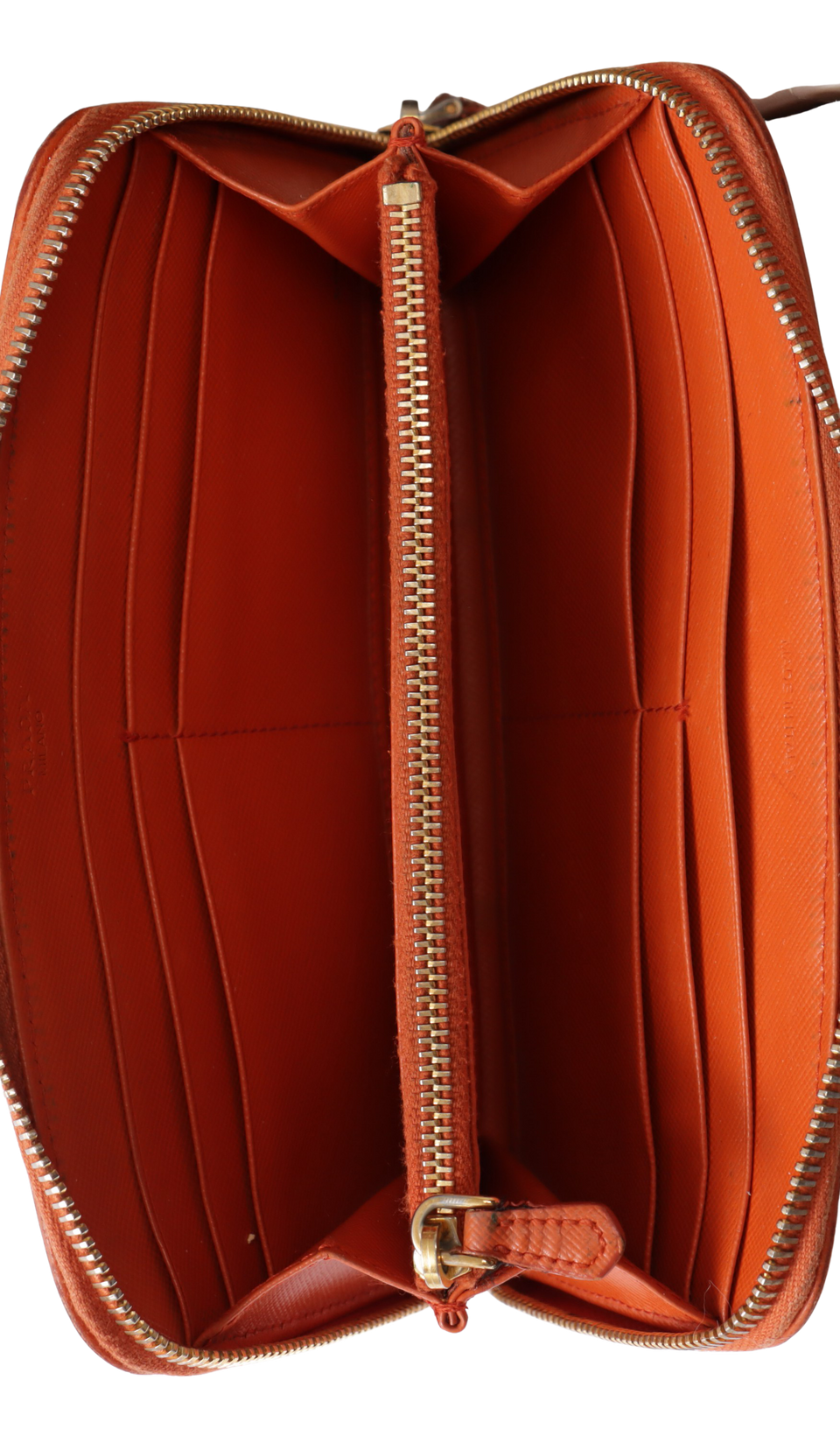 SAFFIANO PERFORATED ZIP AROUND WALLET