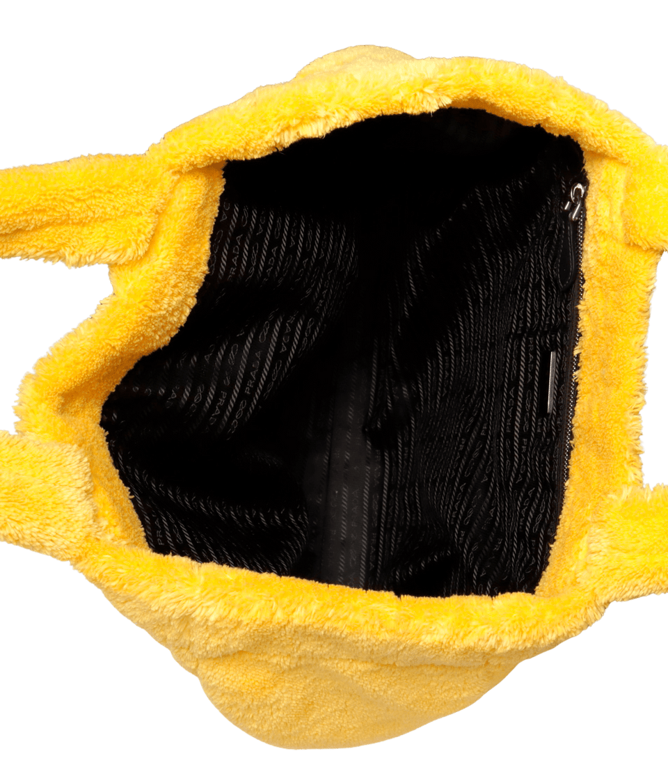 TERRY CLOTH LOGO TOTE