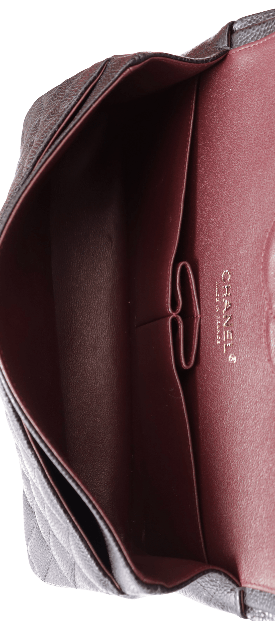 MEDIUM CLASSIC DOUBLE FLAP CAVIAR