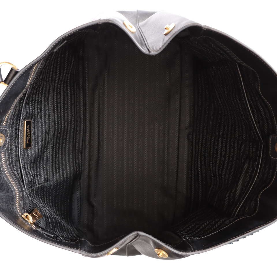 LARGE SAFFIANO LUX DOUBLE ZIP GALLERIA