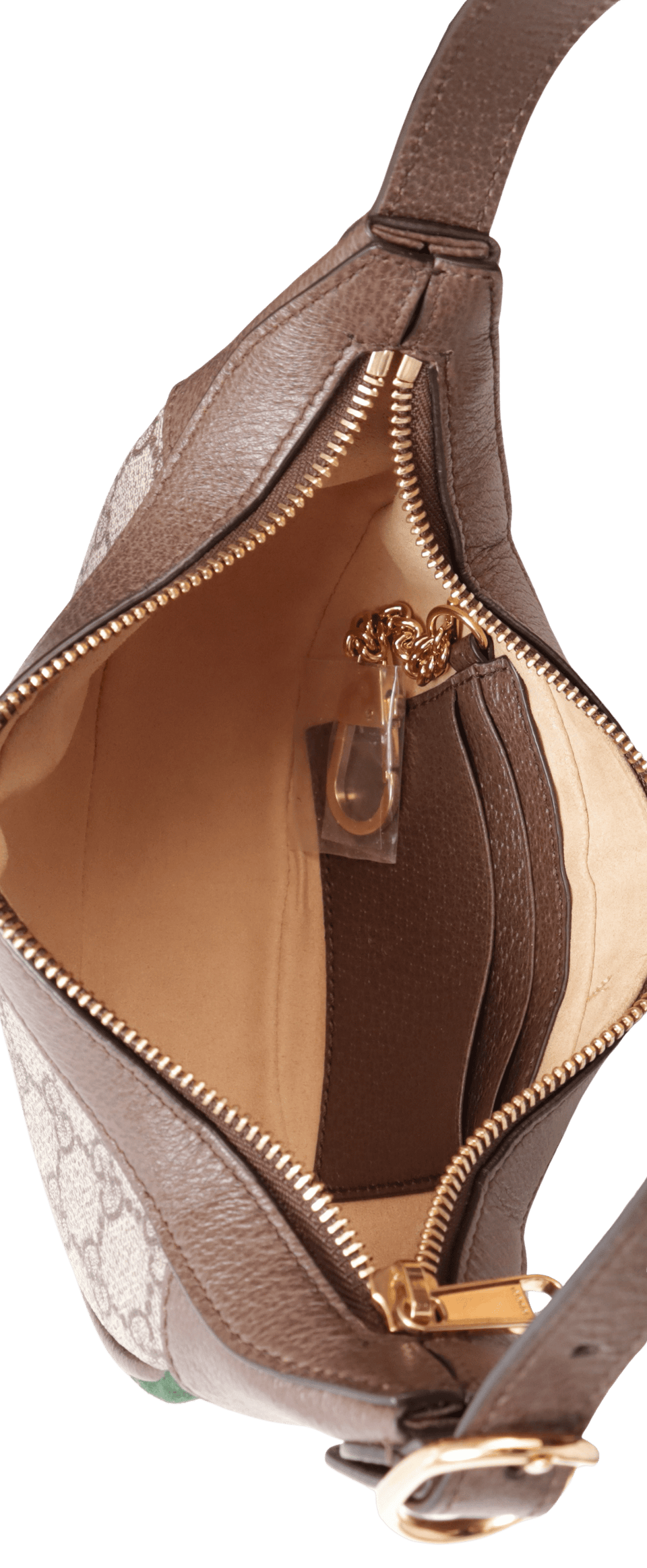 MINI GG SUPREME WEB HALF-MOON HOBO