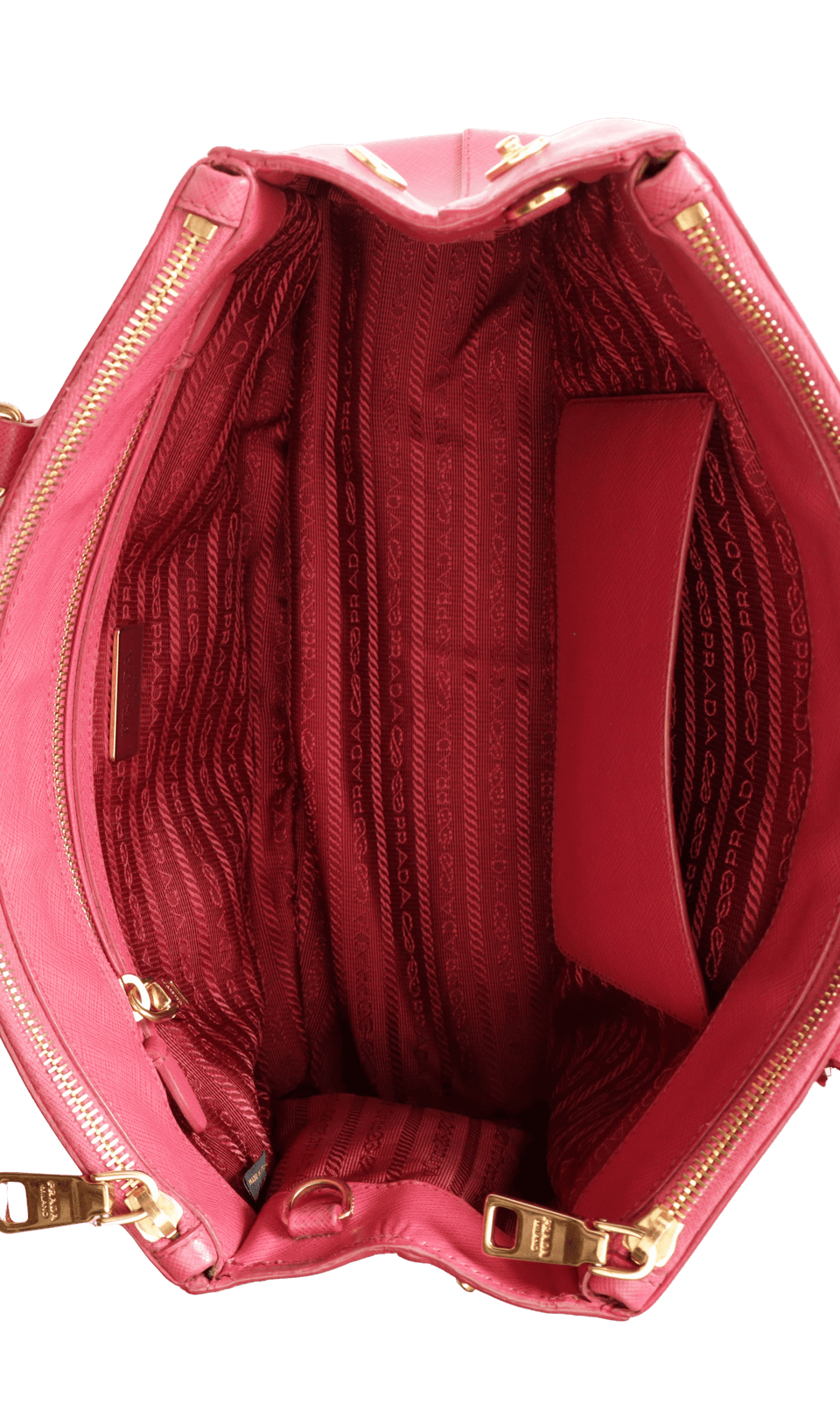 MEDIUM SAFFIANO LUX DOUBLE ZIP GALLERIA