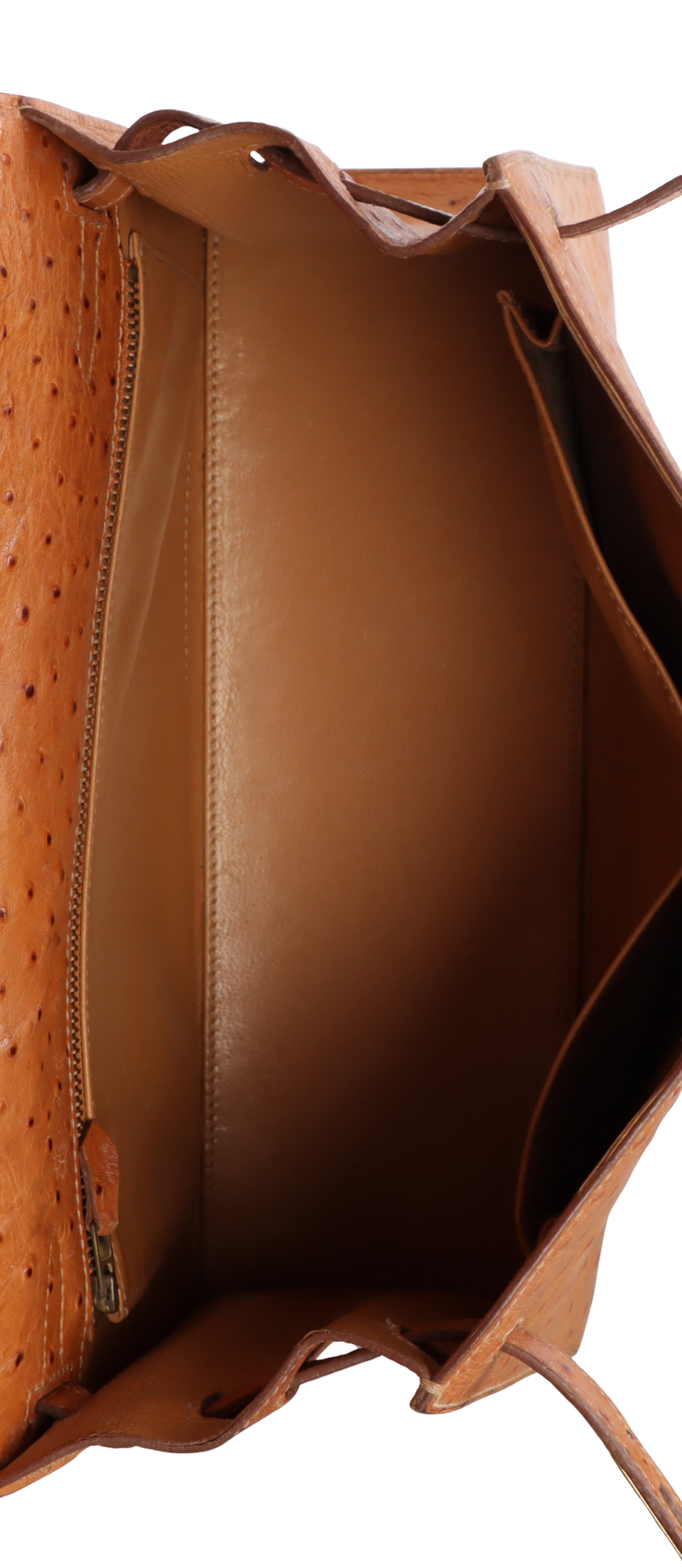 VINTAGE OSTRICH KELLY SELLIER 32