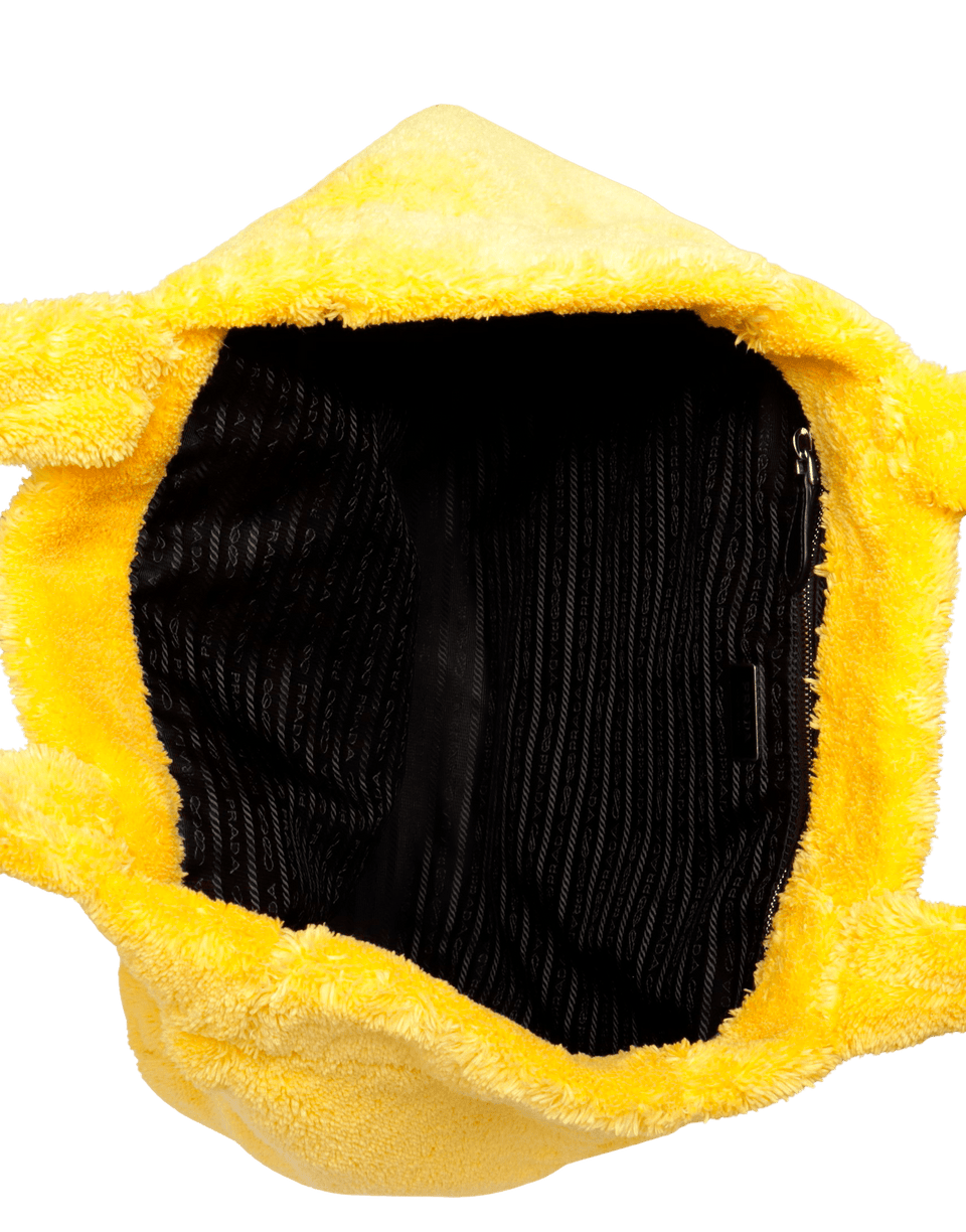 TERRY CLOTH LOGO TOTE