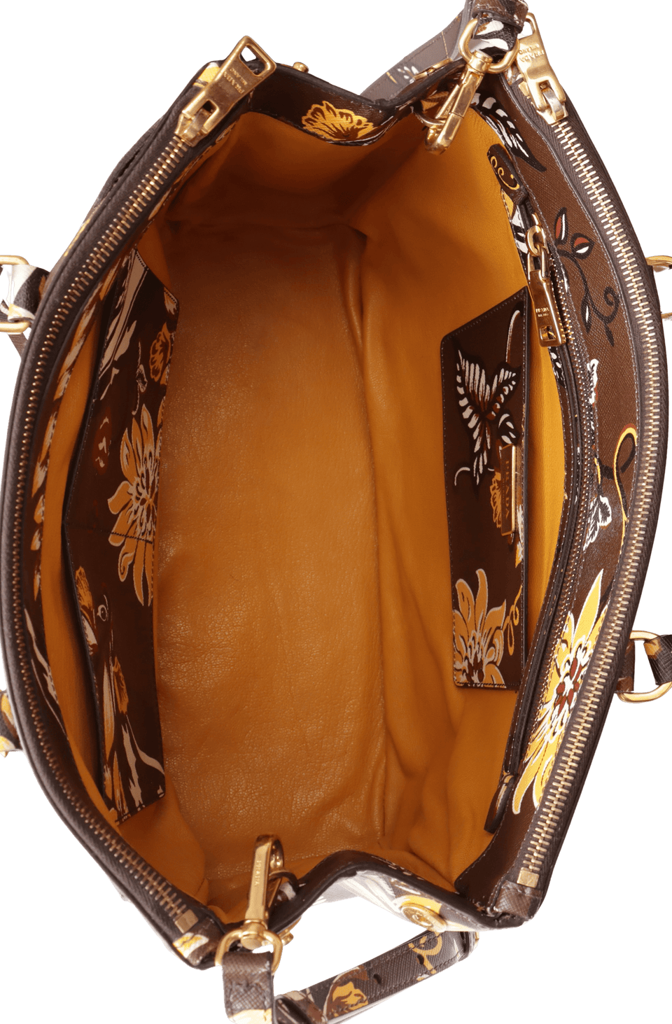 MEDIUM SAFFIANO LUX DOUBLE ZIP GALLERIA