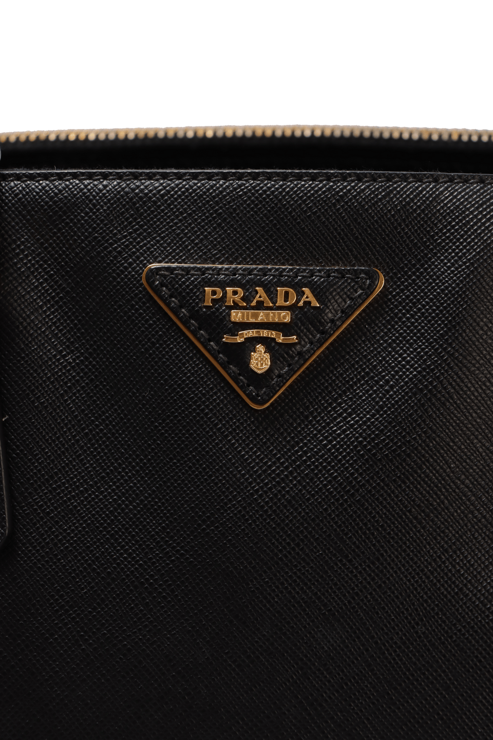 LARGE SAFFIANO LUX DOUBLE ZIP GALLERIA