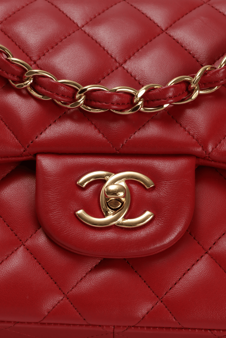 JUMBO CLASSIC DOUBLE FLAP LAMBSKIN