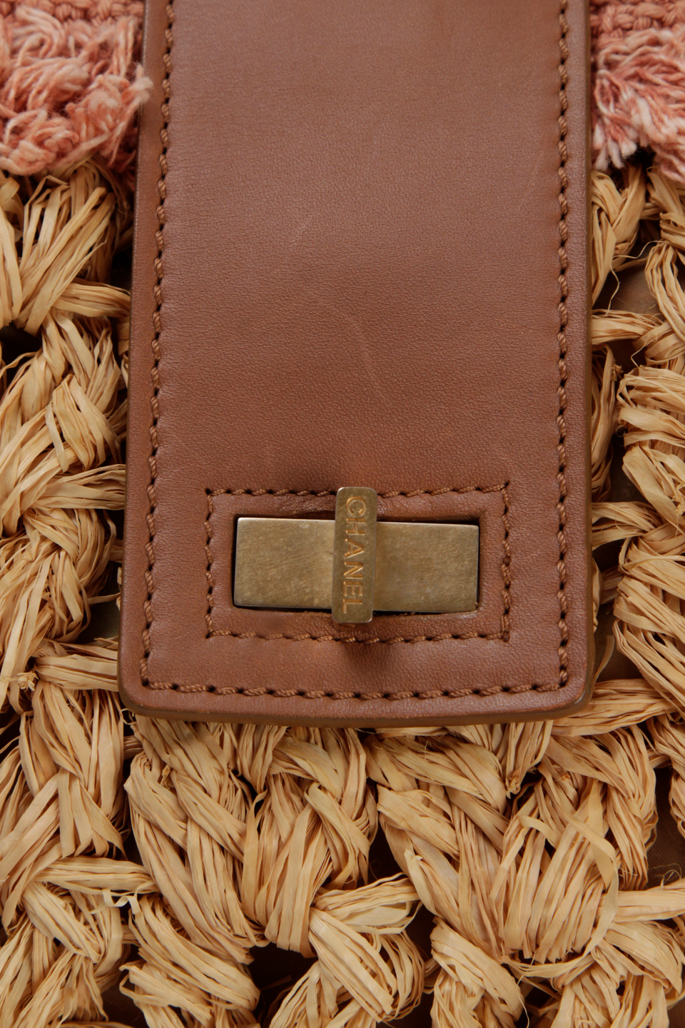 WOVEN STRAW MADEMOISELLE LOCK