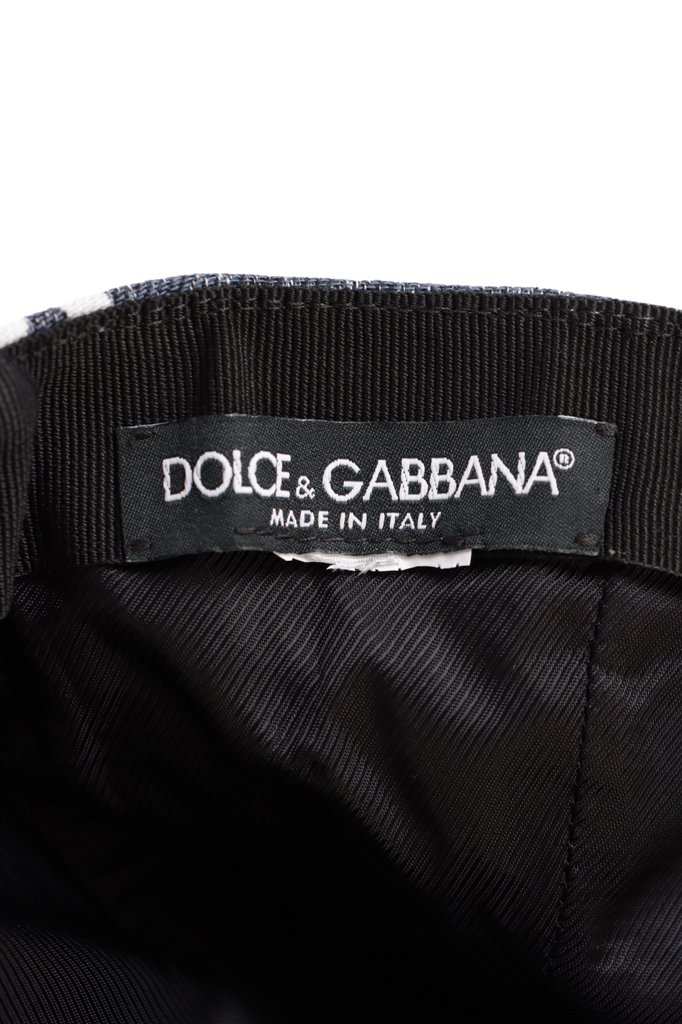 LOGO JACQUARD DENIM BASEBALL CAP