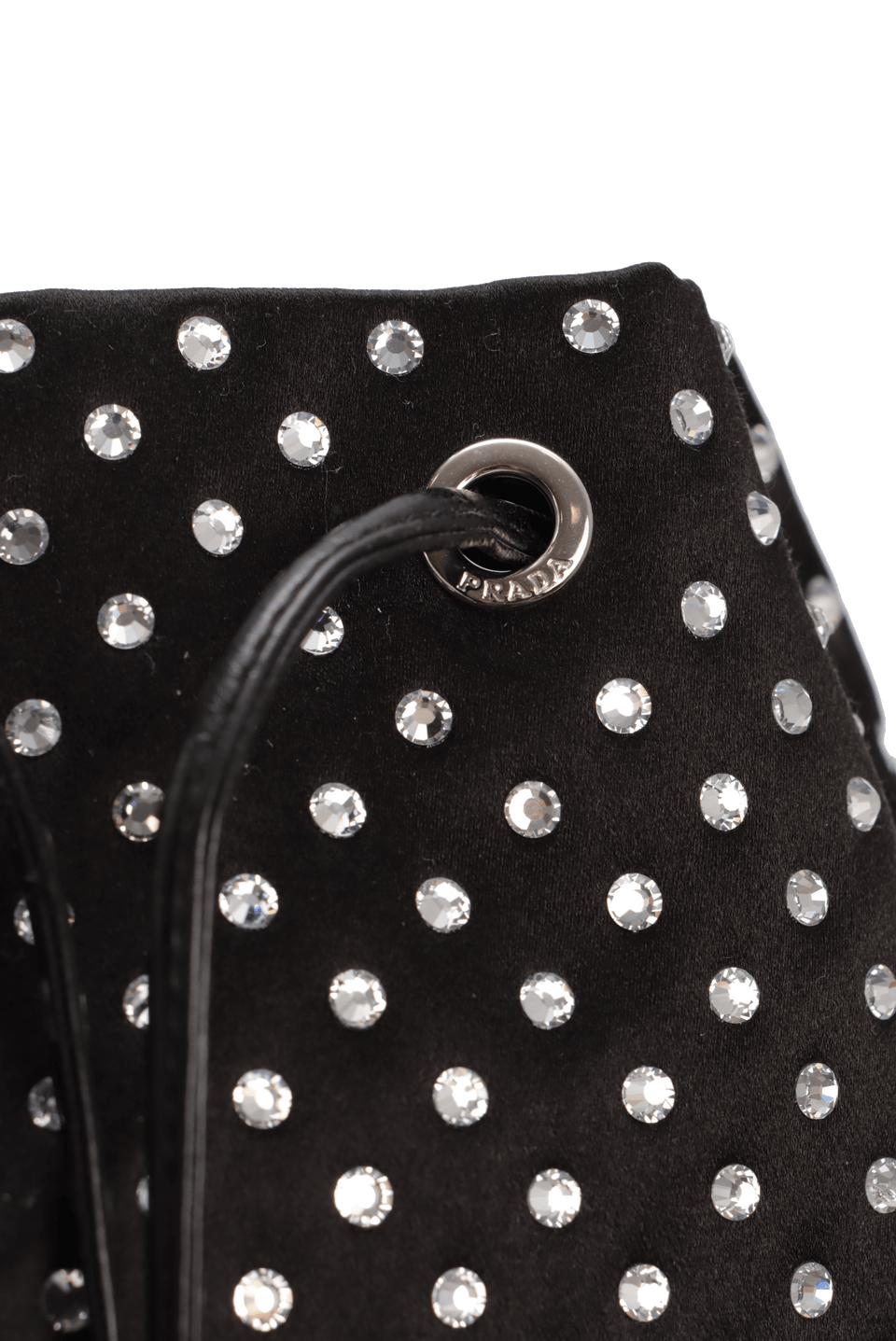 RASO CRYSTAL BUCKET BAG