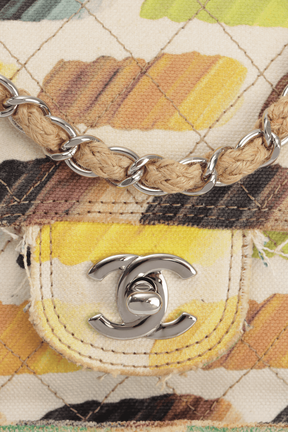 MEDIUM WATERCOLOR COLORAMA FLAP BAG