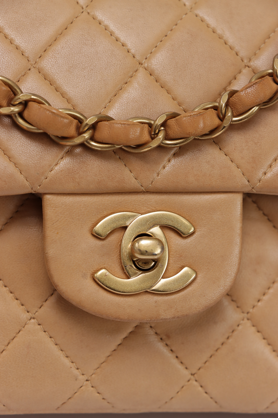 VINTAGE SMALL DOUBLE FLAP BAG