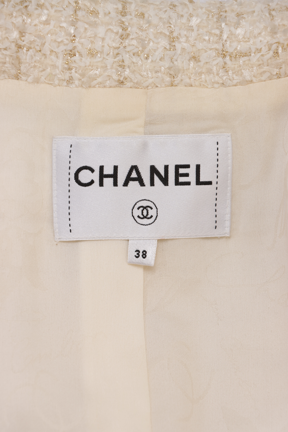 A PARIS-COSMOPOLITE TWEED BLAZER 34