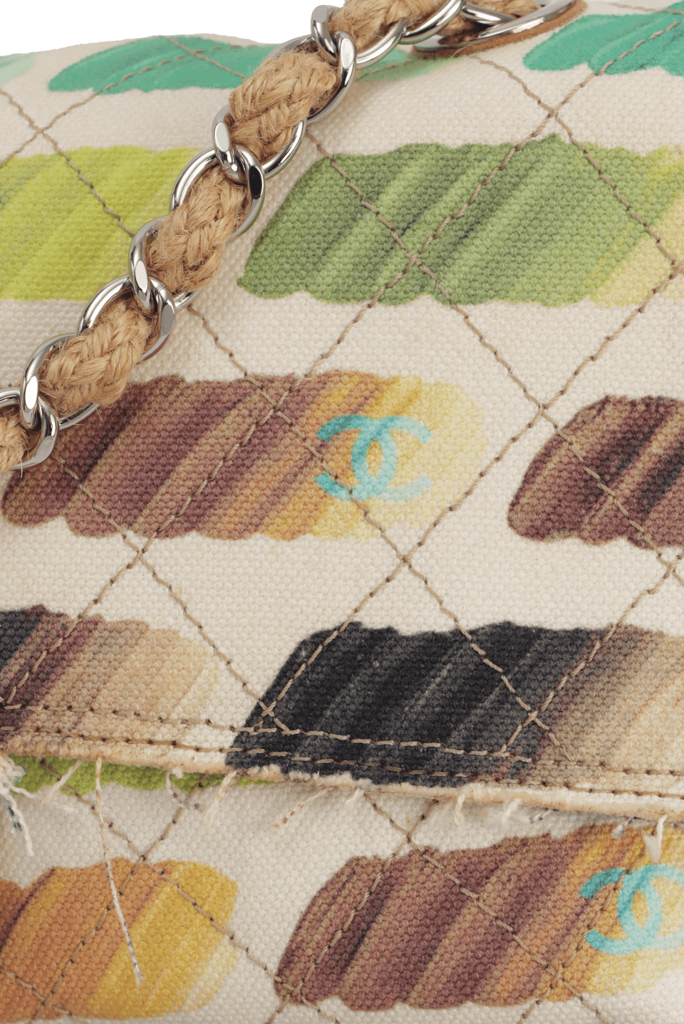 MEDIUM WATERCOLOR COLORAMA FLAP BAG