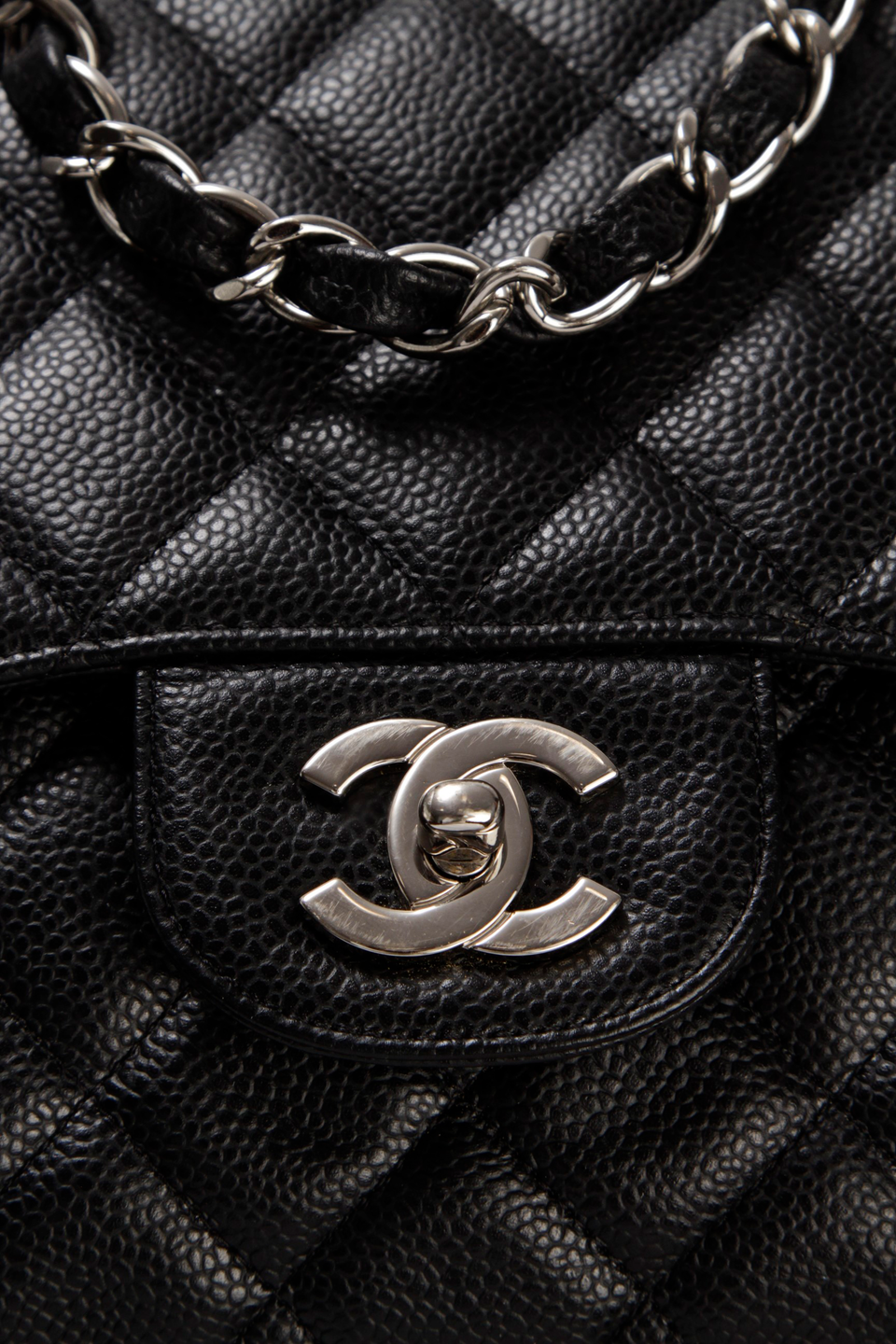 JUMBO CLASSIC SINGLE FLAP CAVIAR