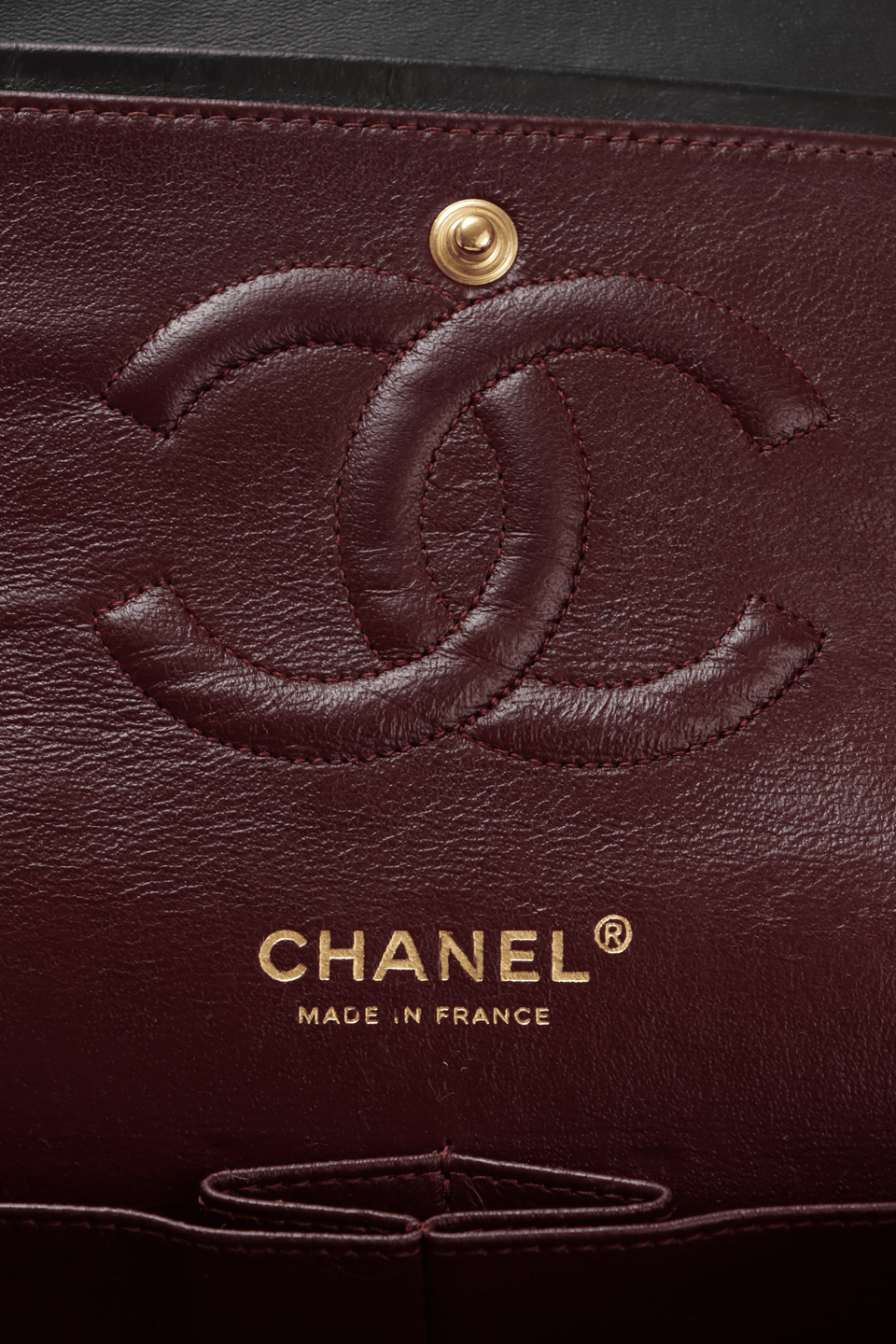 MEDIUM CLASSIC DOUBLE FLAP LAMBSKIN