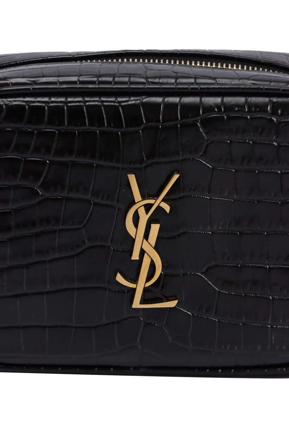 CROCODILE EMBOSSED LOU CAMERA BAG