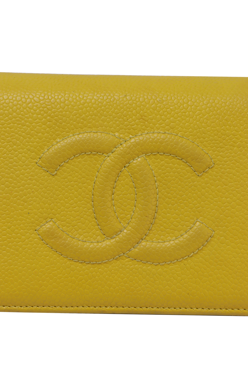TIMELESS CC YEN BIFOLD CAVIAR