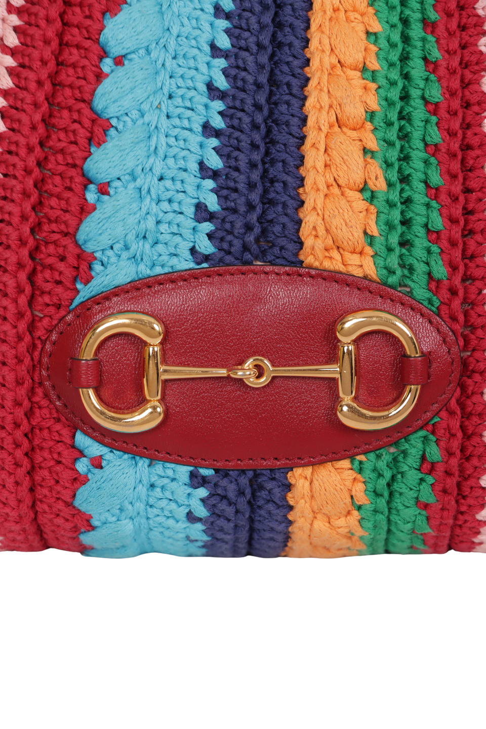 MEDIUM MULTICOLORED 1955 HORSEBIT CROCHET BAG