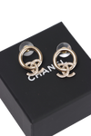 CC DROP HOOP EARRINGS