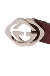 GUCCISSIMA INTERLOCKING G BELT 95
