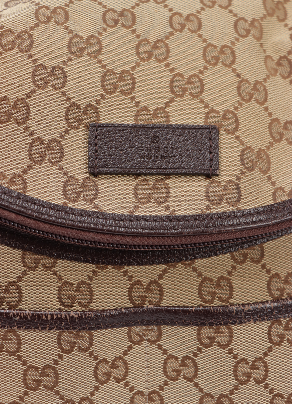 GG CANVAS DIAPER BAG