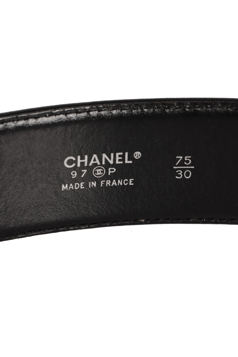 CC BUCKLE VINTAGE BELT 75