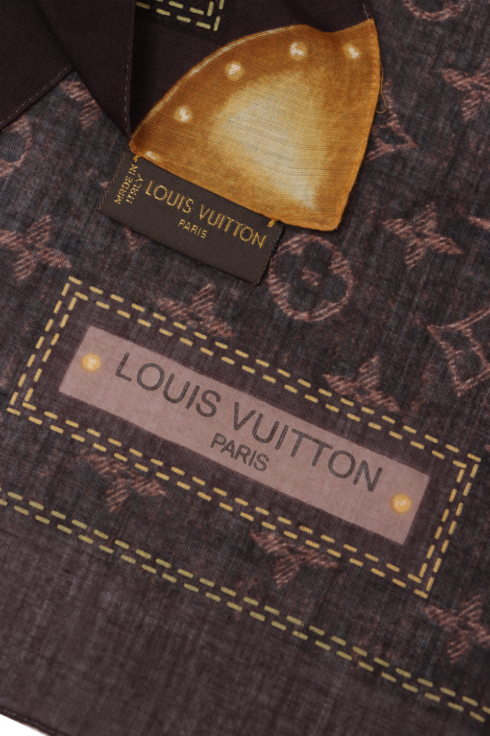 MONOGRAM SILK SCARF