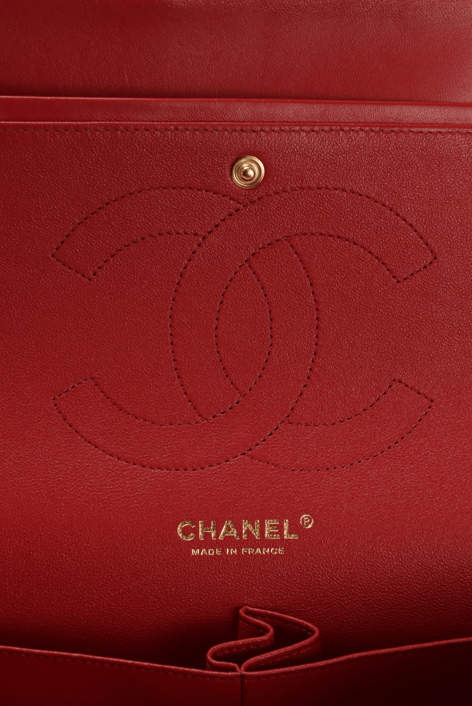 JUMBO CLASSIC DOUBLE FLAP LAMBSKIN