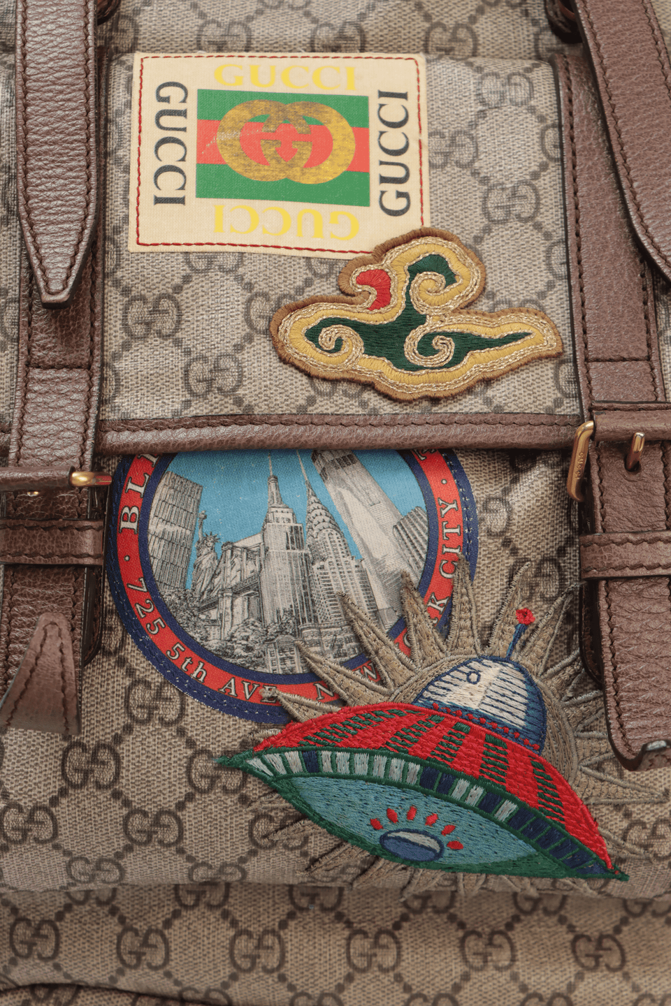 GG SUPREME COURRIER PATCHES BACKPACK