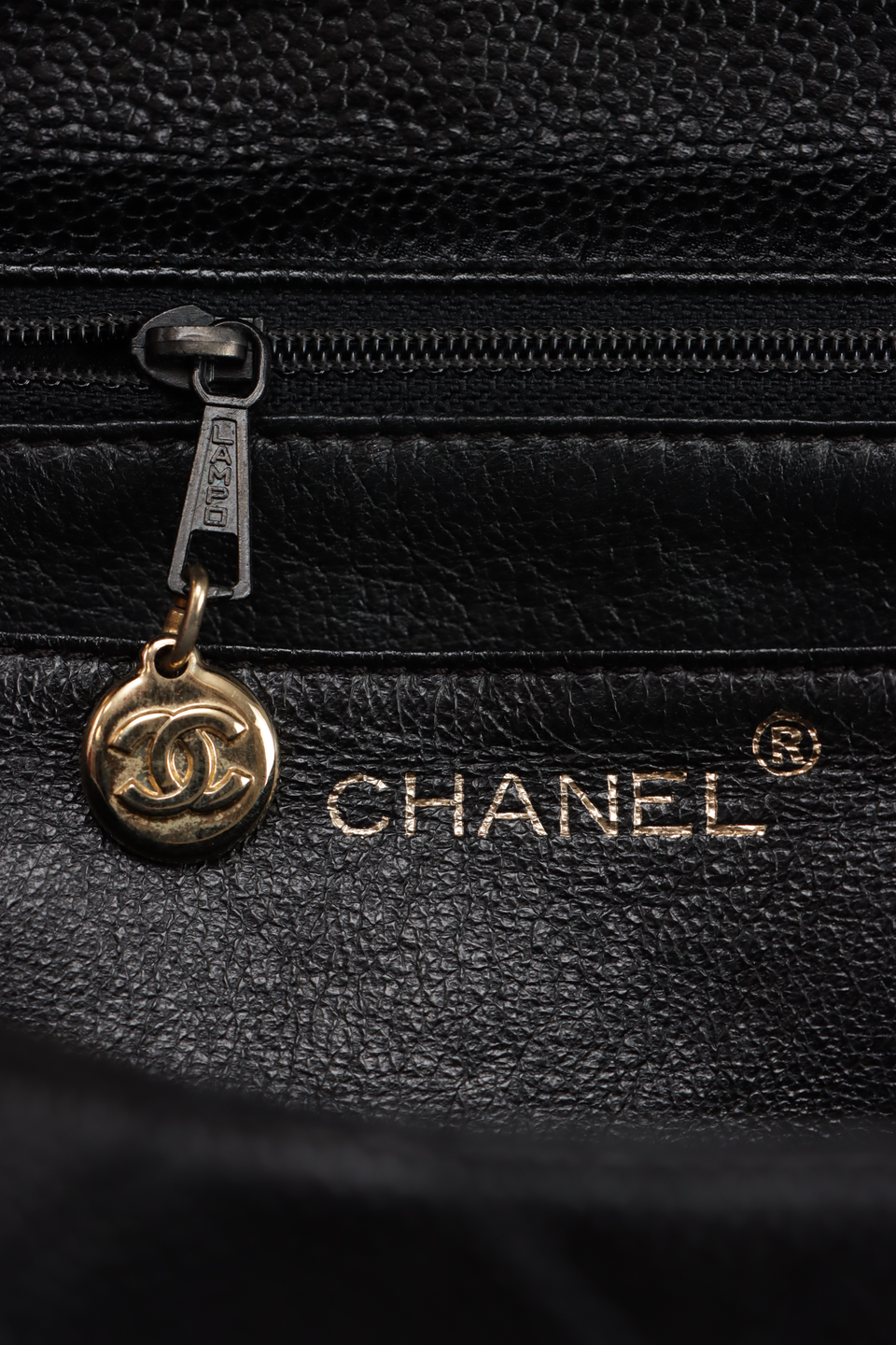 VINTAGE KELLY FLAP BAG CAVIAR