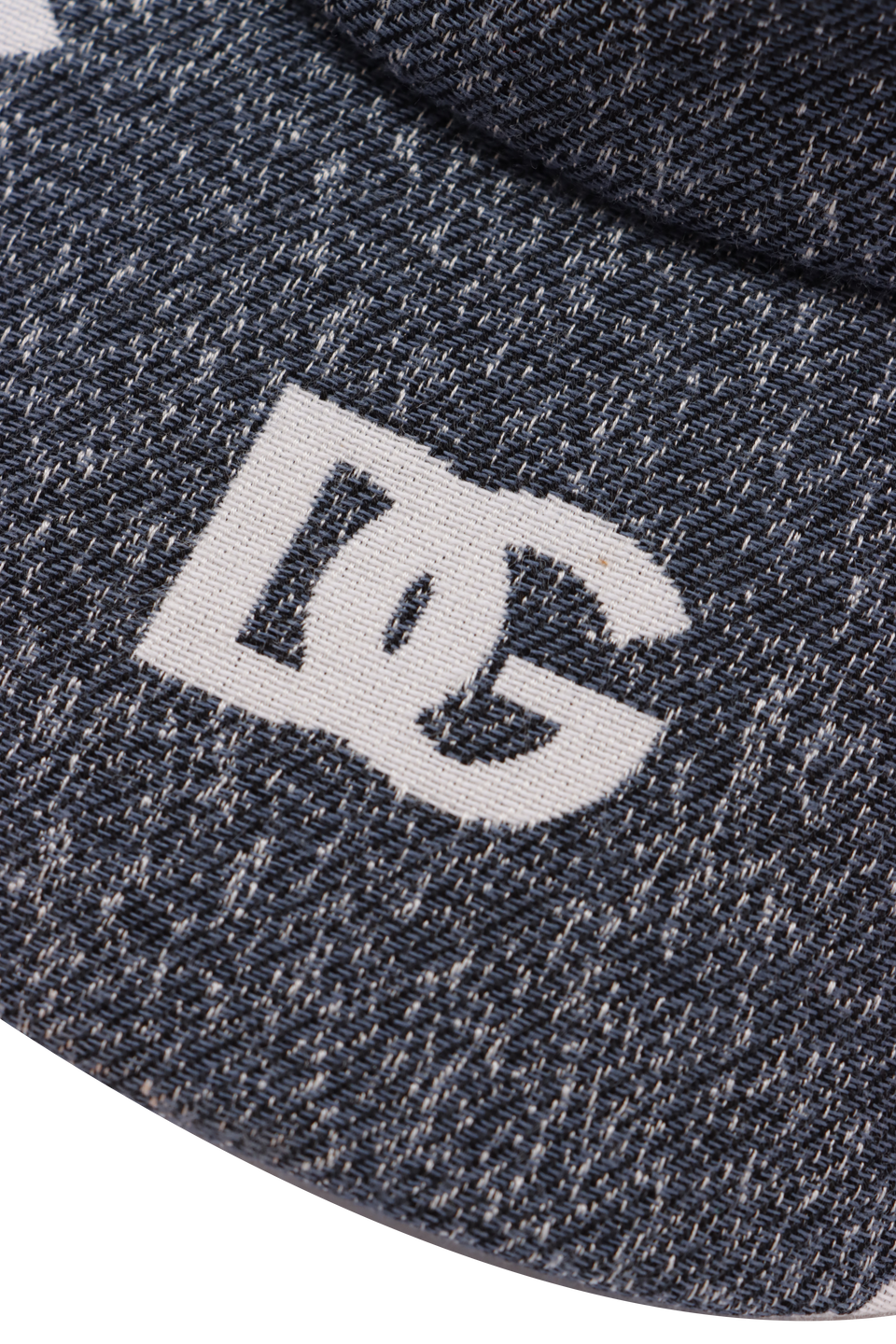 LOGO JACQUARD DENIM BASEBALL CAP