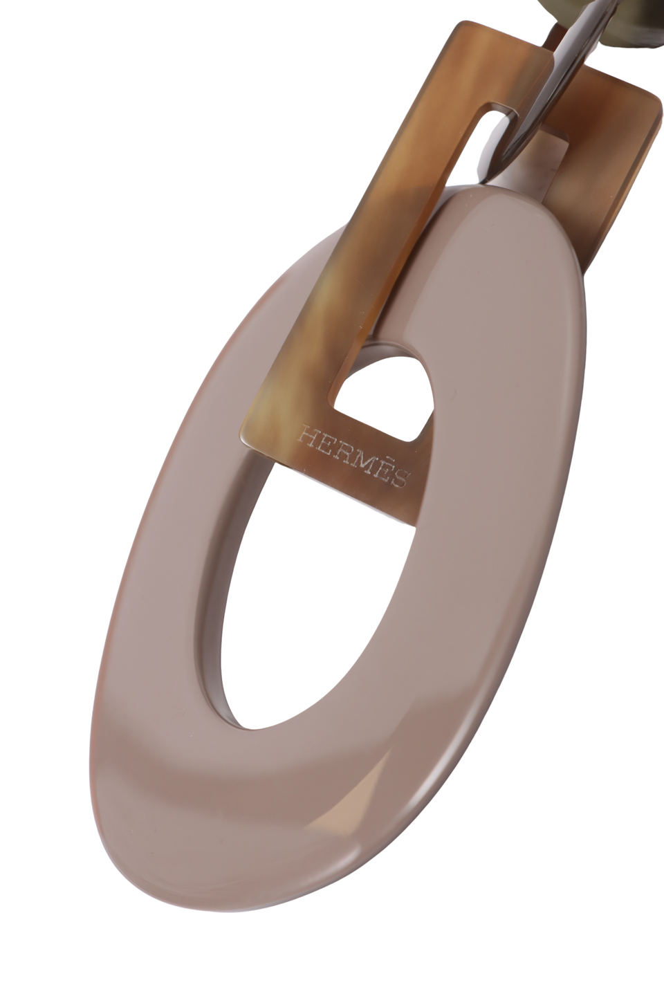 HORN & LACQUERED WOOD DUNCAN LINK NECKLACE