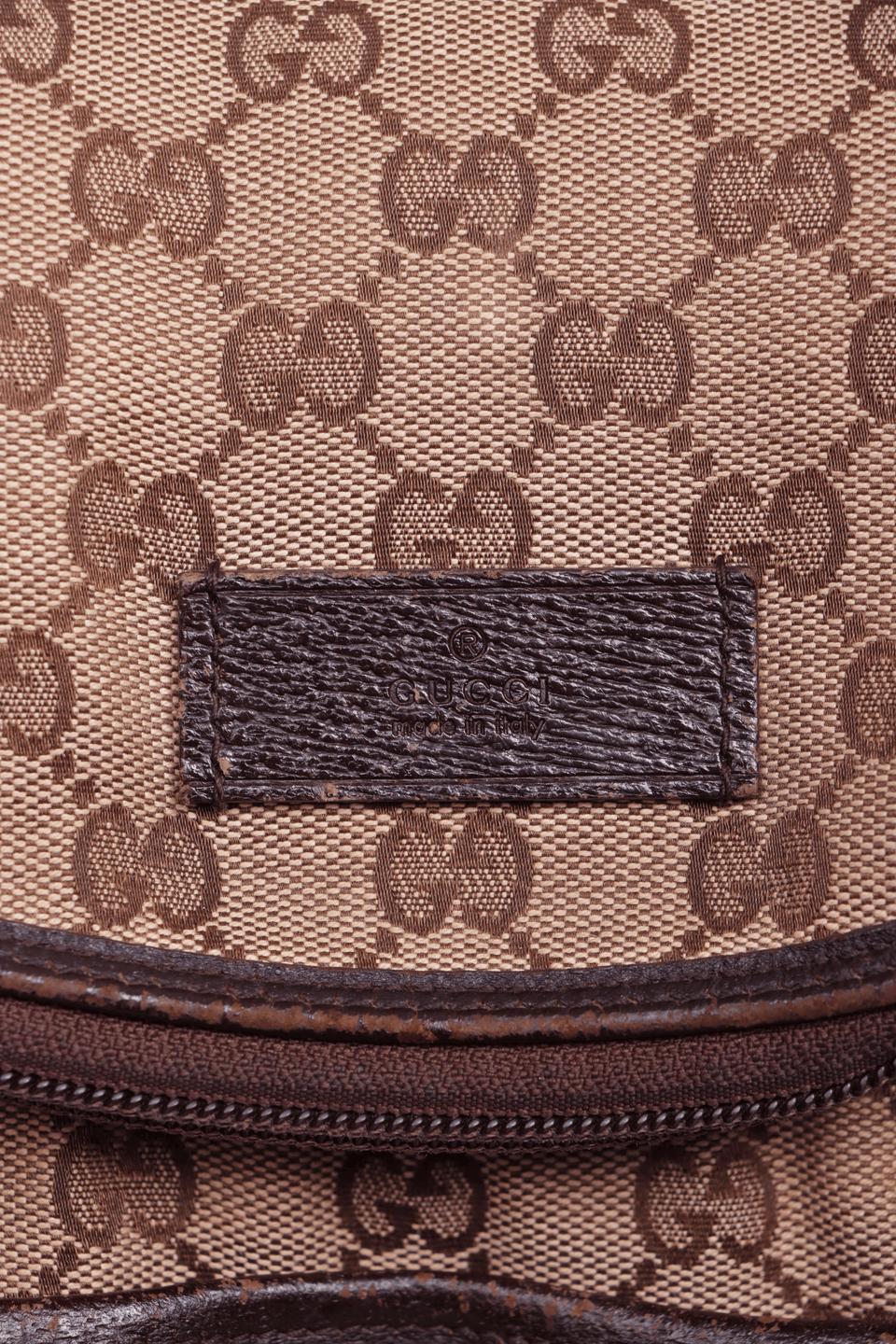 GG CANVAS DIAPER BAG