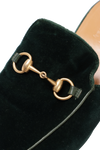 VELVET HORSEBIT MULES 41.5