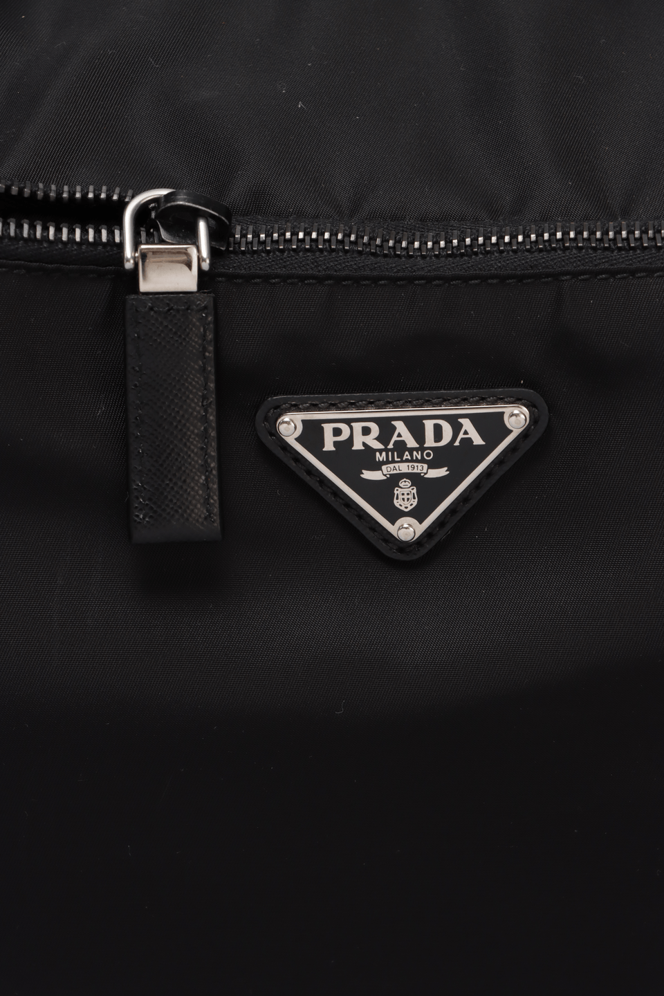 SAFFIANO LUX TRIMMED TESSUTO BOSTON BAG