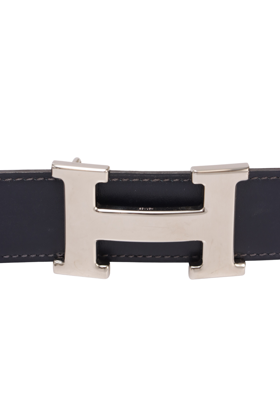 REVERSIBLE H BUCKLE BELT