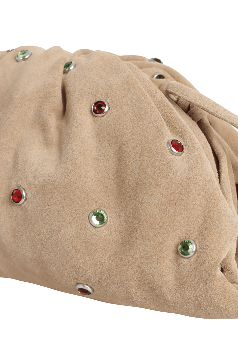 SUEDE CRYSTAL THE MINI POUCH