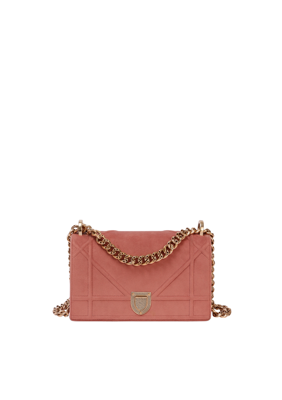 MEDIUM SUEDE DIORAMA BAG