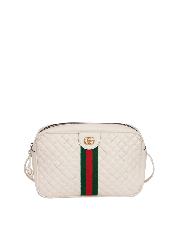 SMALL TRAPUNTATA WEB CROSSBODY