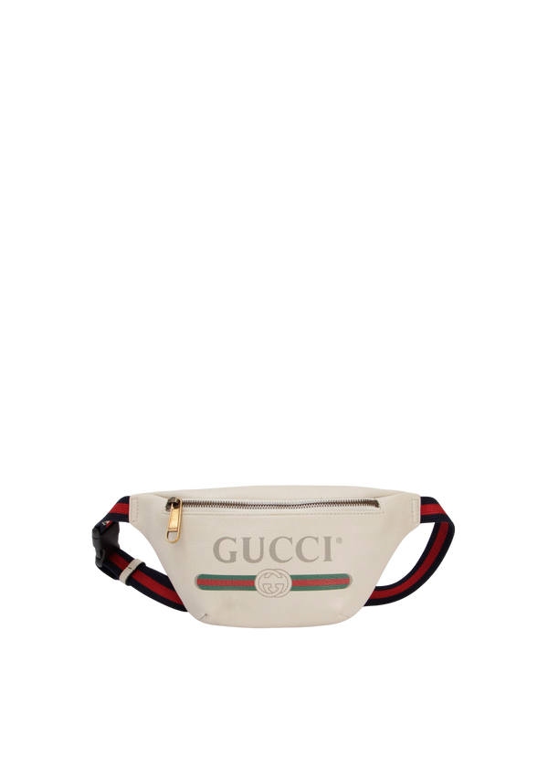 LOGO PRINT BELT BAG