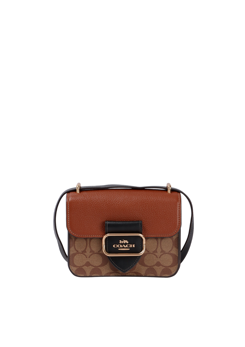 SIGNATURE SQUARE MORGAN SHOULDER BAG