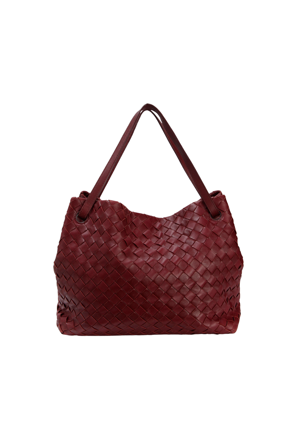 NAPPA INTRECCIATO LEATHER TOTE