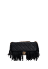 PARIS DALLAS FRINGE FLAP BAG