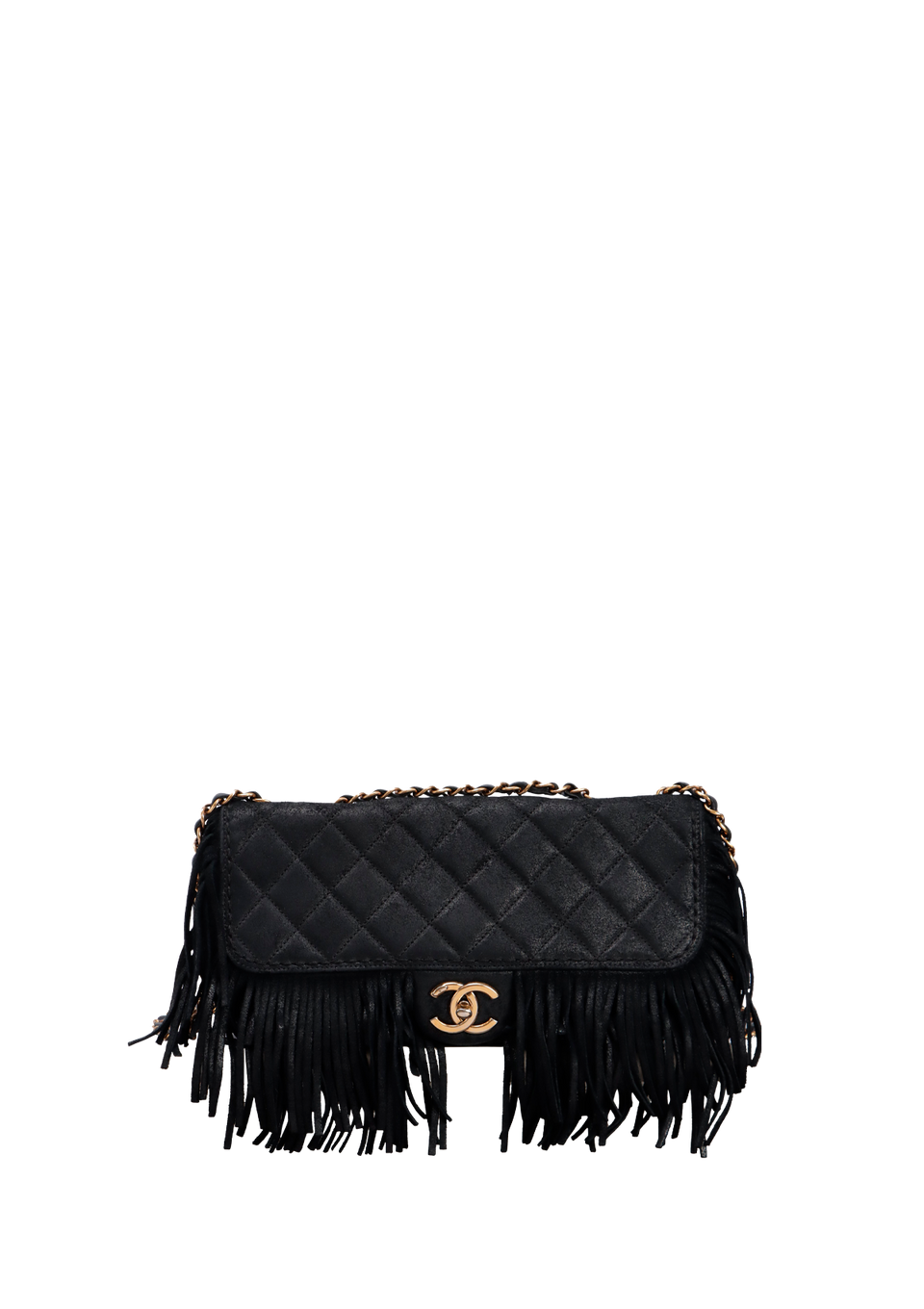 PARIS DALLAS FRINGE FLAP BAG