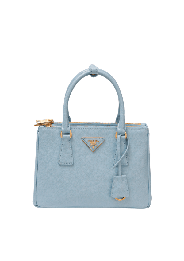 SMALL SAFFIANO DOUBLE ZIP GALLERIA