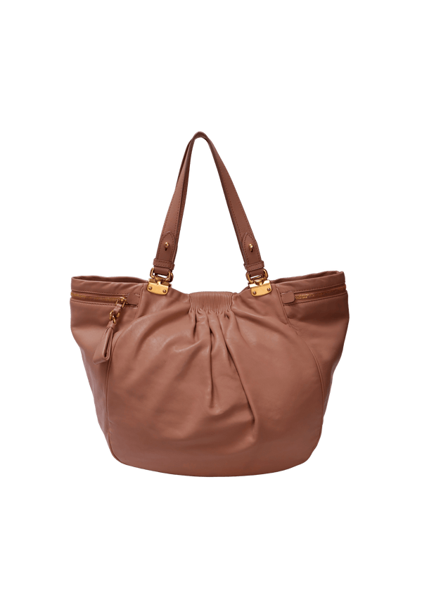 LEATHER SHOULDER BAG