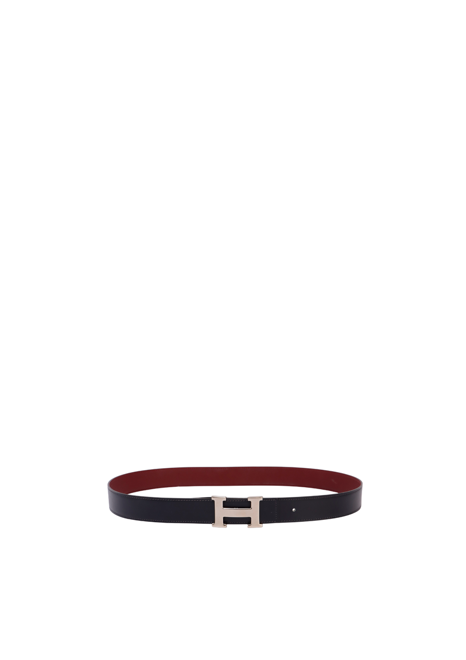 REVERSIBLE H BUCKLE BELT