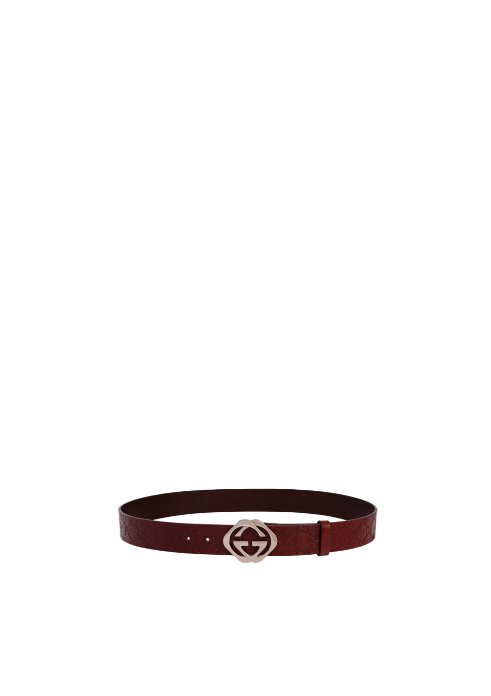 GUCCISSIMA INTERLOCKING G BELT 95